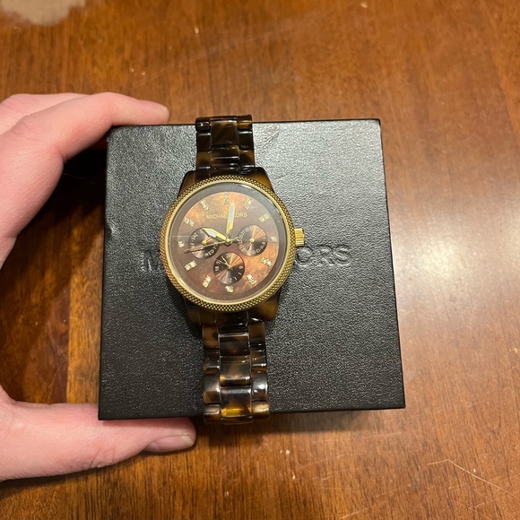 Michael Kors Accessories - Michael Kors Women’s Ritz MK5038 Brown Quartz Watch